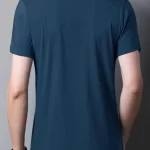 Over Size Shirt Men Light Blue Shirt - Image 5